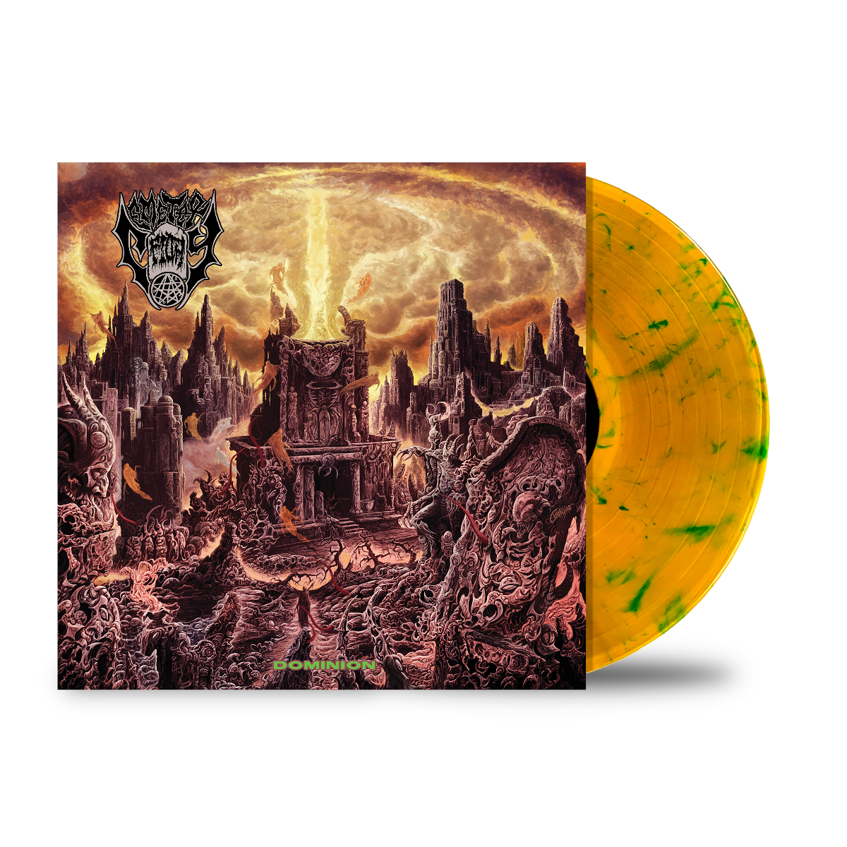 Cemetery Filth - Dominion LP (orange/green swirl vinyl)